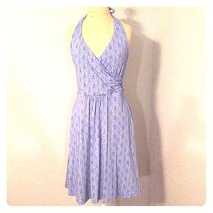 Boden V-neck halter dress